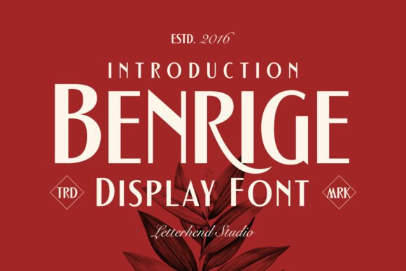 Benrige Display Font: A Thoughtful Choice for Editorial Design