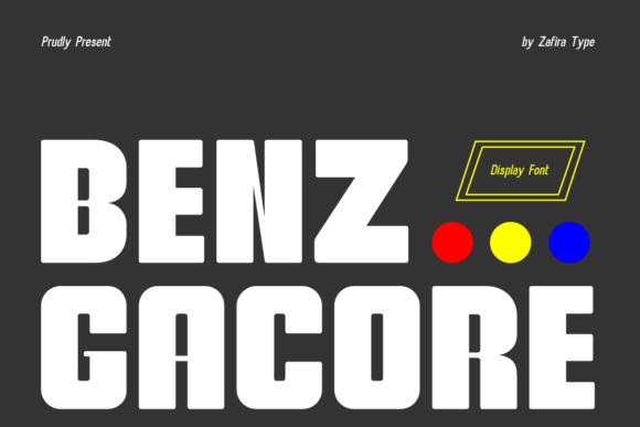 Benz Gacore: A Display Font That Brings Bold Personality to Branding