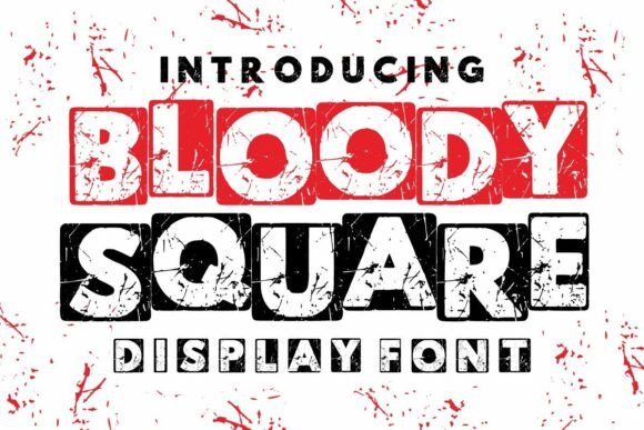 Bloody Square Font Review: A Display Typeface That Elevates Small Business Branding