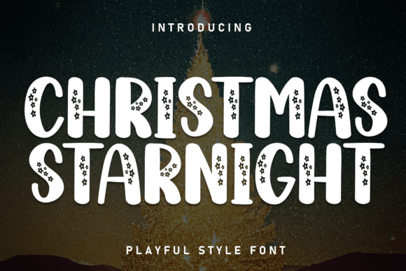 Christmas Starnight: A Bubbly Display Font That Gave My Small Brand a Fresh Start