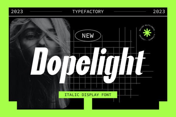 Crafting standout products with Dopelight, the chic italic display font