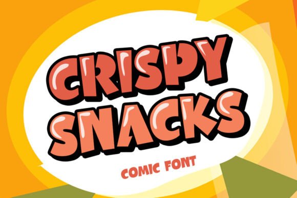 Crispy Snacks: A Playful Display Typeface for Web Designers