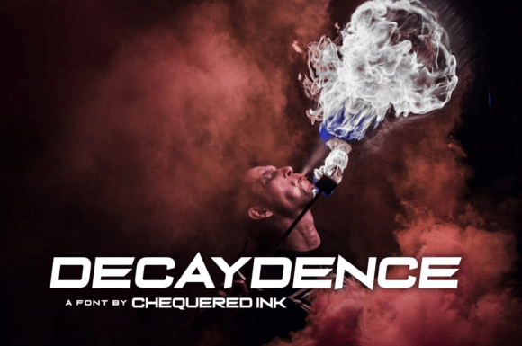 Decaydence Font: A Raw Edge for Brand Identity