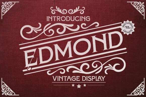 Edmond Display Font: Vintage Charm for Modern Marketing Content