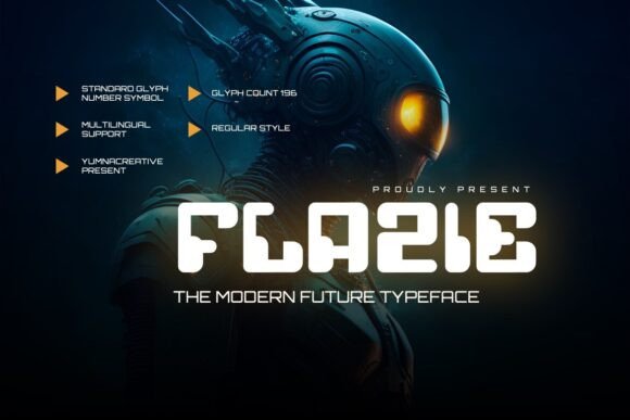 Flazie Font Review: A Modern Display Typeface for Campaign Creators