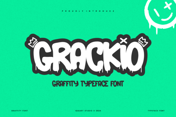Grackio: A Graffiti-Style Font for Handmade Products That Pop