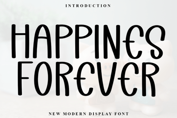 Happines Forever: A Display Font That Brings Warmth to Web Design