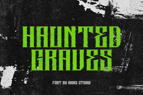 Haunted Graves Font Review: A Sharp Spiked Typeface for Display Design