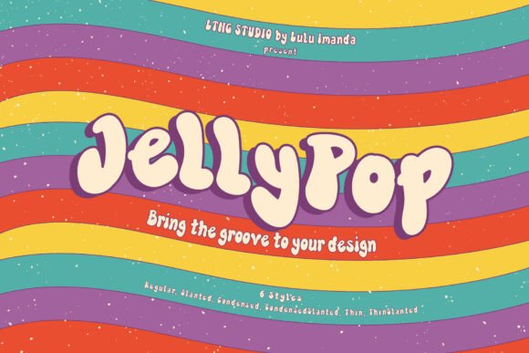 Jellypop: A Playful Display Font for Web Design