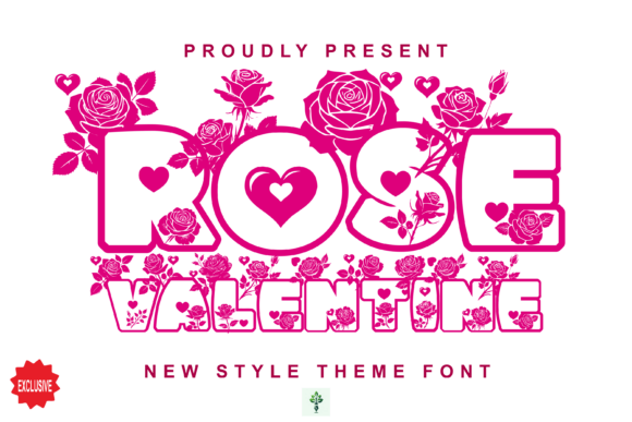 Rose Valentine: A Display Font Built for Digital Storytelling