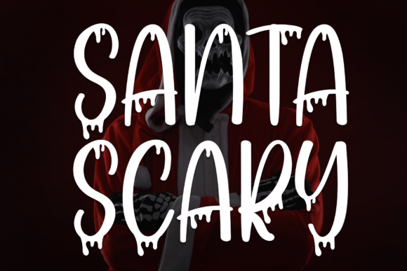 Santa Scary: A Playful Display Font for Editorial Design