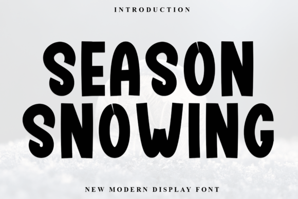 Season Snowing Font Review: A Holiday Typeface for Editorial Design