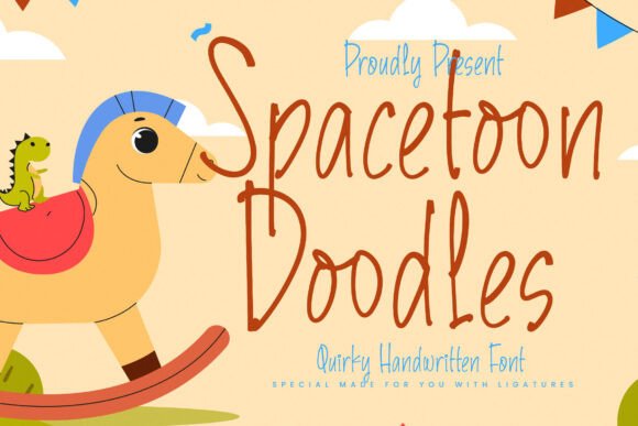 Spacetoon Doodles: A Handwritten Font for Brand Personality