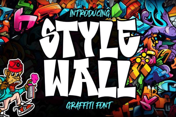 Style Wall: A Graffiti Display Font for Bold Campaign Design