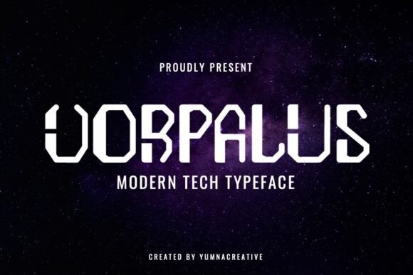 Vorpalus: A Display Font That Brings Tech-Inspired Branding to Life
