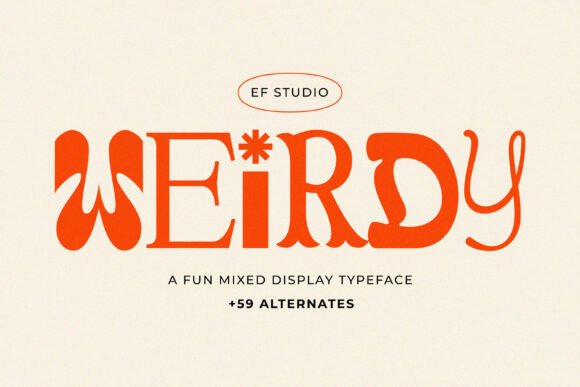 Weirdy Display Font Review: A Bold Typeface for Campaigns That Demand Attention