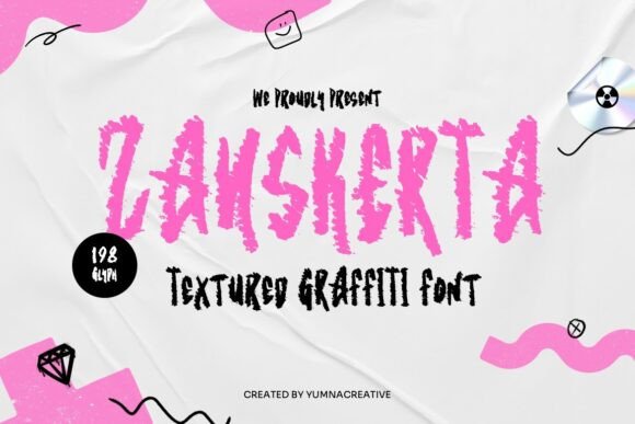 Zanskerta: A Graffiti Font That Gives Your Small Business an Urban Edge
