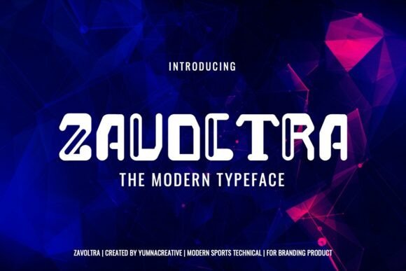 Zavoltra: The Bold Display Font for Handmade Product Labels